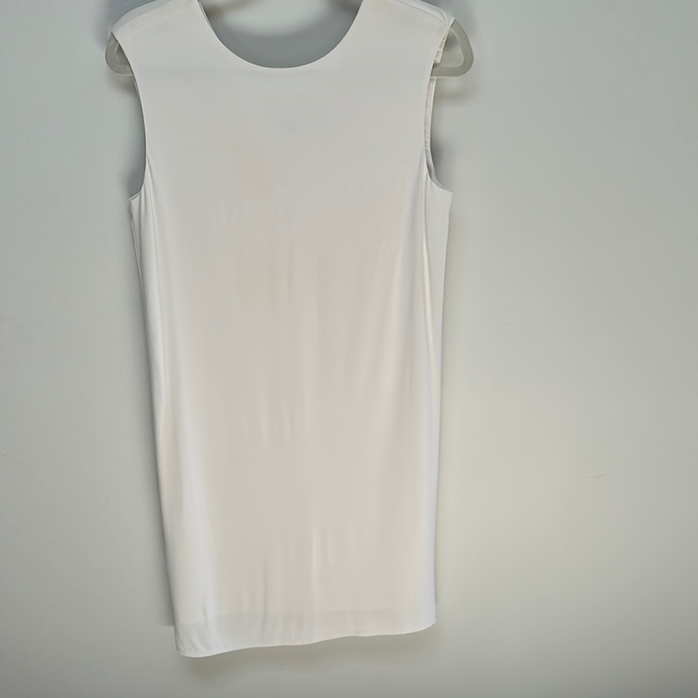 Helmut Lang white shift dress. Size Small